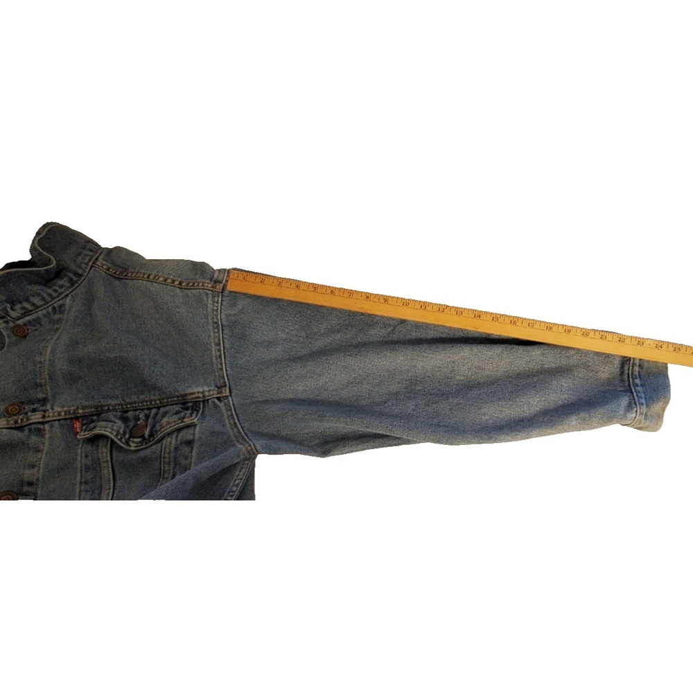 Levi's Standard Trucker Blue Jean Jacket Size Large 100% Cotton - Picture 8 of 8